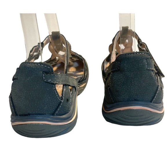 Jambu Shoes Women 10 M “Spain” Gray Leather Walking Mary Jane Comfort WJ17SAN19 - Picture 5 of 11